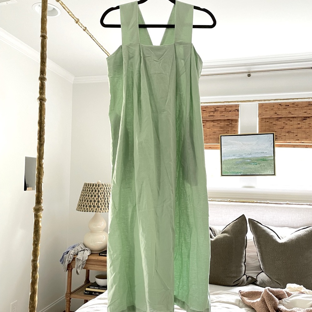 green sleeper dress, brand new